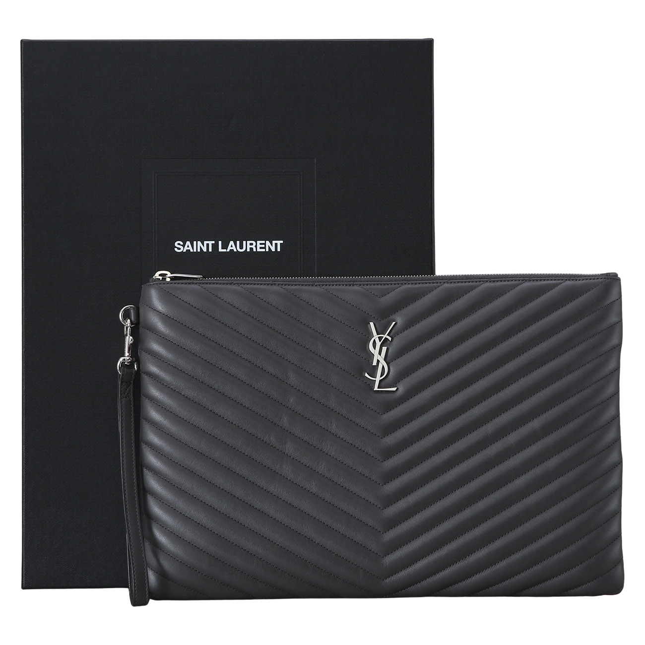 Yves Saint Laurent(USED)생로랑 440222 모노그램 다큐먼트 클러치